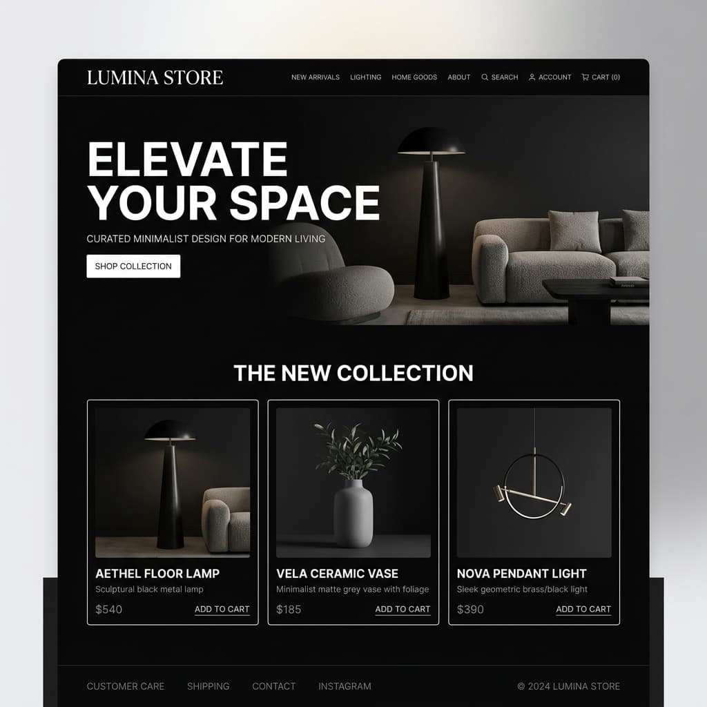 Lumina Store screenshot